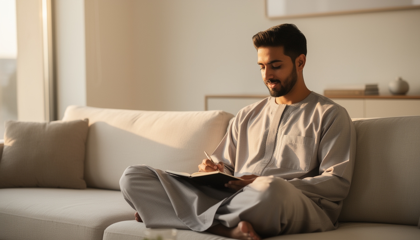 شخص يبدأ رحلة تعلم إدارة المال
